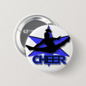 Cheerleader Button (Vorne & Hinten)