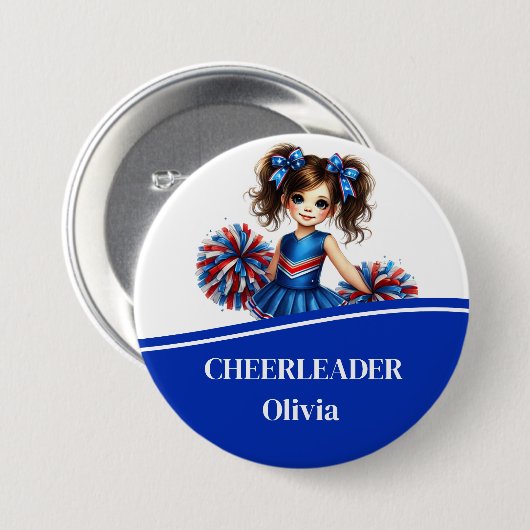 Cheerleader Button Button (Vorne & Hinten)