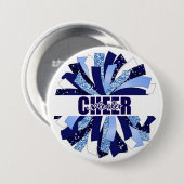 Cheerleader Button Button (Vorne & Hinten)