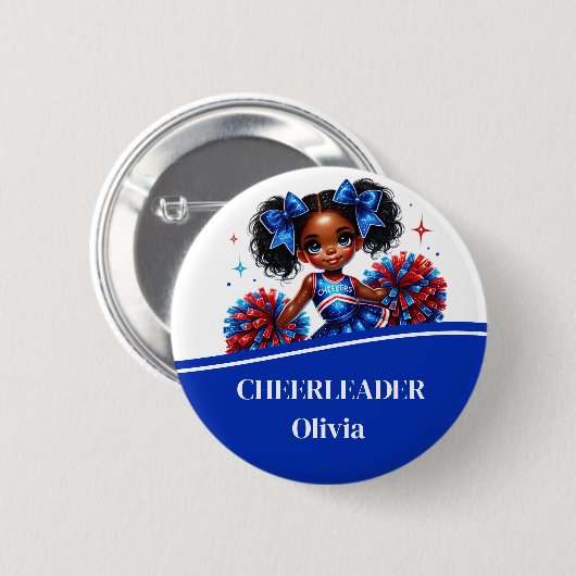 Cheerleader Button Button (Vorne & Hinten)