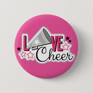 Cheerleader-Button "Liebe-Beifall " Button