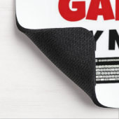 Cheerleader by Day Gamer by Night Mousepad (Ecke)