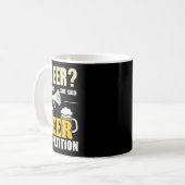 Cheerleader Cheer Dad ich dachte sie sagte Bier We Kaffeetasse (Vorderseite Links)