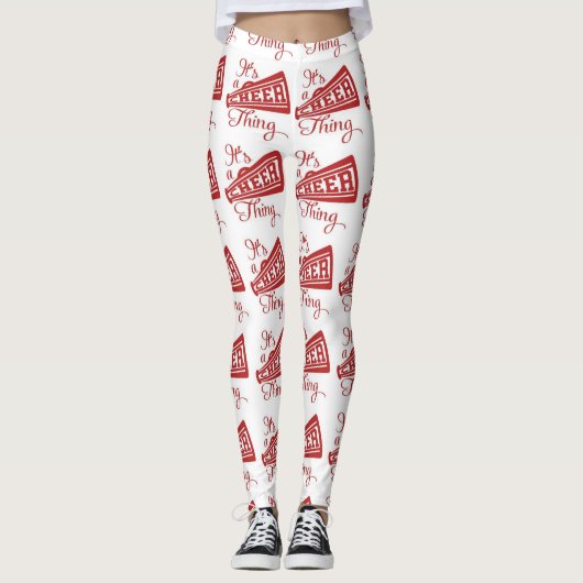 **CHEERLEADER CHEER THEER** LEGGINGS (Vorderseite)