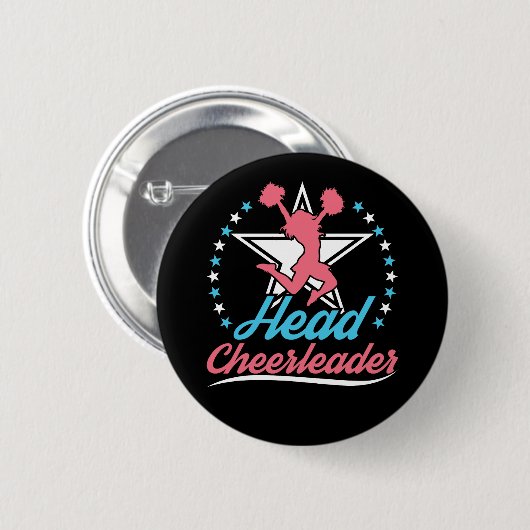 Cheerleader Cheerleader Button (Vorne & Hinten)
