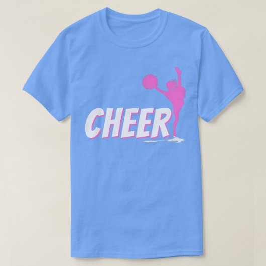Cheerleader Cheerleader Camp Cheer Wettbewerb T-Shirt (Design vorne)