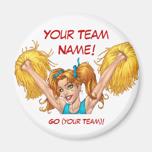 Cheerleader Cheerleader Führt kundenspezifische Sa Magnet (Vorne)