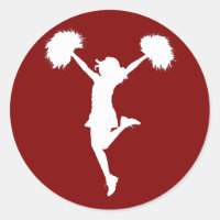 Cheerleader Cheerleader Kontur Art von Al Rio