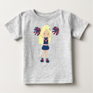 Cheerleader, Cheerleader, Niedliches Mädchen, Blon Baby T-shirt