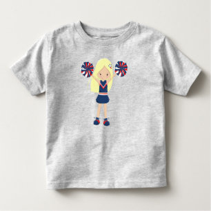 Cheerleader, Cheerleader, Niedliches Mädchen, Blon Kleinkind T-shirt