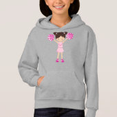 Cheerleader, Cheerleader, Niedliches Mädchen, brau Hoodie (Vorderseite)