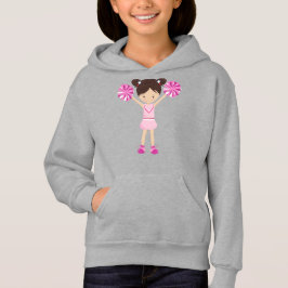 Cheerleader, Cheerleader, Niedliches Mädchen, brau Hoodie