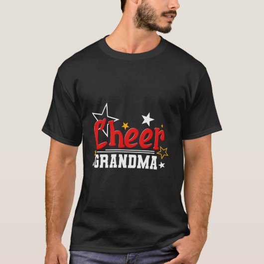 Cheerleader Cheerleading Cheer Grandma T-Shirt (Vorderseite)