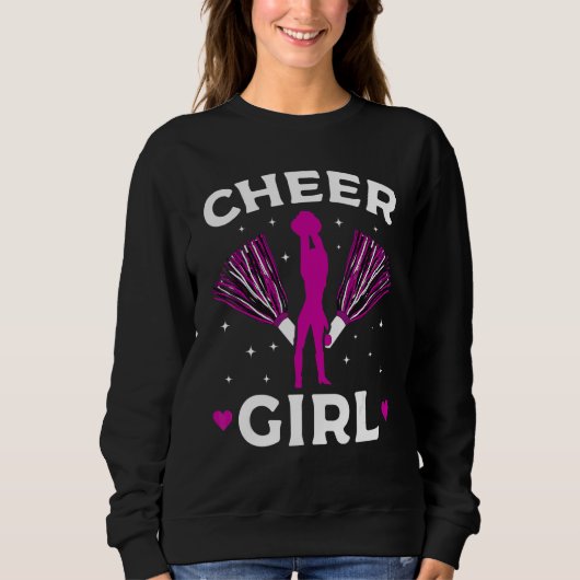 Cheerleader Cheerleading Cheer Mädchen 1 Sweatshirt (Vorderseite)