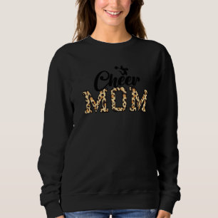 Cheerleader Cheerleading Cheer Mom Leopard 2 Sweatshirt