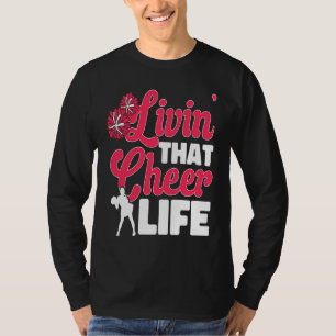 Cheerleader Cheerleading dieses Cheer-Leben leben T-Shirt