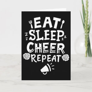 Cheerleader Cheerleading Jubel Geschenk Karte