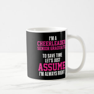 Cheerleader Cheerleading Jubelnd Rechts Senior Gra Kaffeetasse