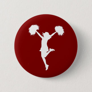 Cheerleader-Cheerleading Kontur-Kunst durch Al Rio Button