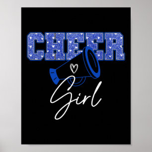 Cheerleader Cheerleading Mädchen Sportteam Cheer S Poster