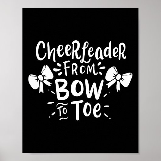 Cheerleader Cheerleading Poster (Vorne)