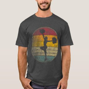 Cheerleader Cheerleading Vintag in Bedrängnis T-Shirt