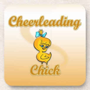Cheerleader Chick Getränkeuntersetzer