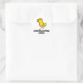 Cheerleader Chick Sticker (Tasche)