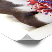Cheerleader Chihuahua Poster (Ecke)