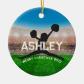 Cheerleader Christmas Ornament for Women & Girls (Vorne)