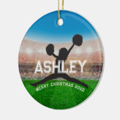 Cheerleader Christmas Ornament for Women & Girls (Links)