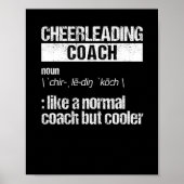Cheerleader Coach Definition Cheerleader Trainer Poster (Vorne)