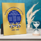 Cheerleader Coach Geschenkideen Personalisiert Fotoplatte (Seite)