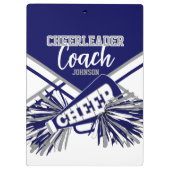 Cheerleader Coach - Navy Blue, Gary & White Klemmbrett (Rückseite)