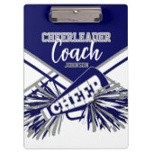 Cheerleader Coach - Navy Blue, Gary & White Klemmbrett (Vorderseite)