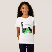 Cheerleader Customizable Green T-Shirt (Vorne ganz)