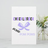 Cheerleader Dance Briefpapier (Stehend Vorderseite)