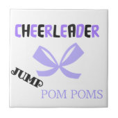 Cheerleader Dance Fliese (Vorderseite)