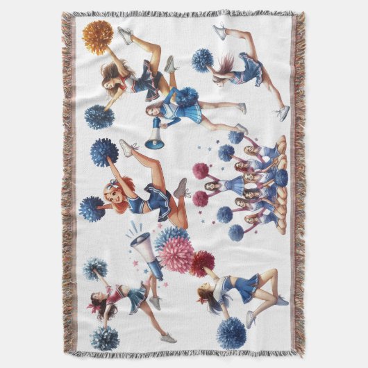 Cheerleader Decke (Vorderseite Vertikal)