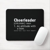 Cheerleader Definition Cheerleading Frauen Mädchen Mousepad (Mit Mouse)