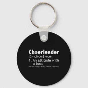Cheerleader Definition Cheerleading Frauen Mädchen Schlüsselanhänger