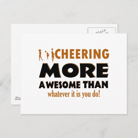 Cheerleader Designs Postkarte (Vorne/Hinten)