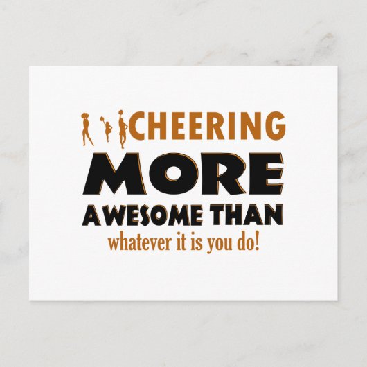 Cheerleader Designs Postkarte (Vorderseite)