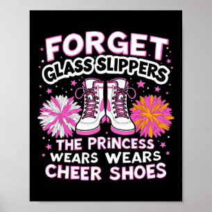 Cheerleader Die Prinzessin trägt Cheer Schuhe Chee Poster