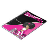 Cheerleader | DIY Name | Heiß rosa Notizblock (Linke Seite)