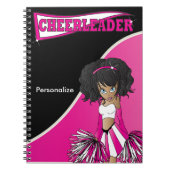 Cheerleader | DIY Name | Heiß rosa Notizblock (Vorderseite)