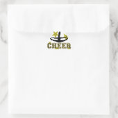 Cheerleader Dreieckiger Aufkleber (Tasche)