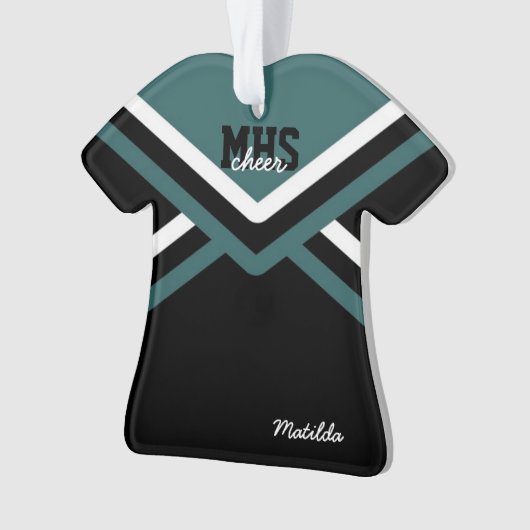 Cheerleader-einheitliche Acrylverzierungen Ornament (Vorderseite)