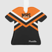 Cheerleader-einheitliche Acrylverzierungen Ornament (Vorderseite)