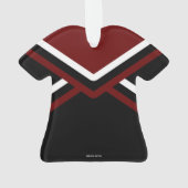 Cheerleader-einheitliche Acrylverzierungen Ornament (Rückseite)